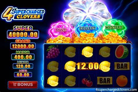 4 Supercharged Clovers - Super Wheel - Playson